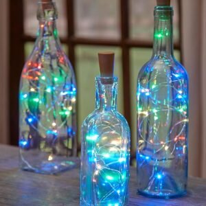 Multicolor LED Light Wine Glass Bottle